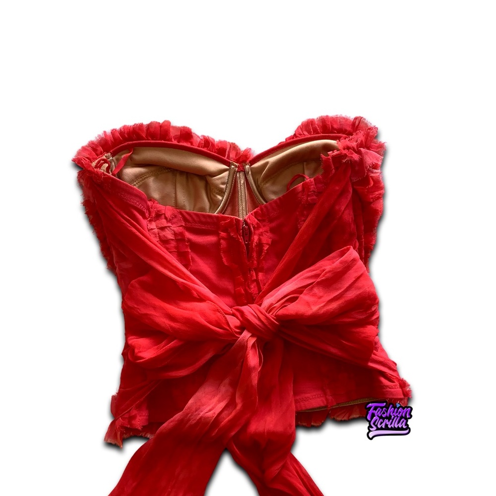 Vintage Y2K Alberto Makali 100% Silk Bustier Archive Couture Corset Lingerie Top - Picture 5 of 16